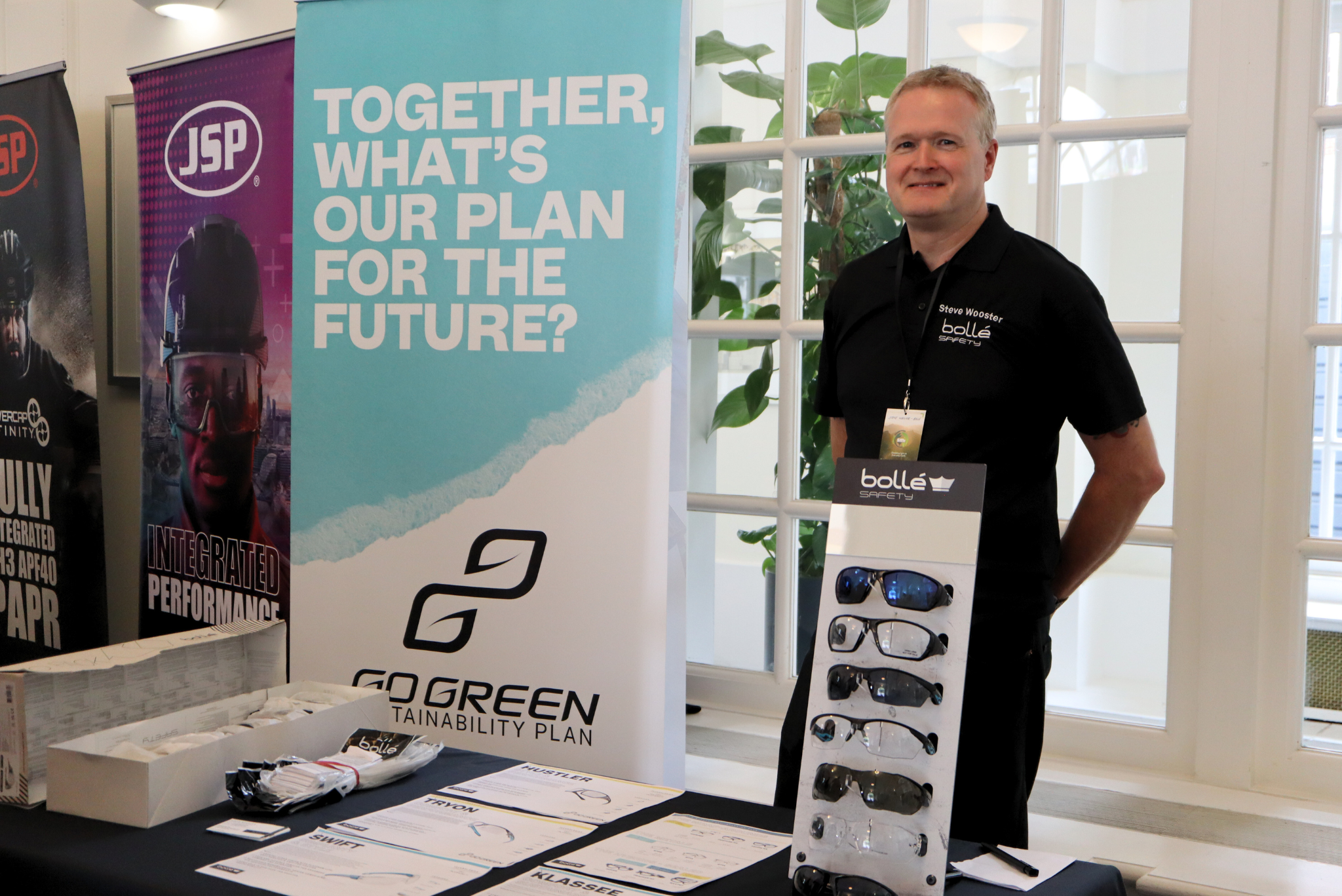 The Bollé Safety stand at the ESG Exhibition