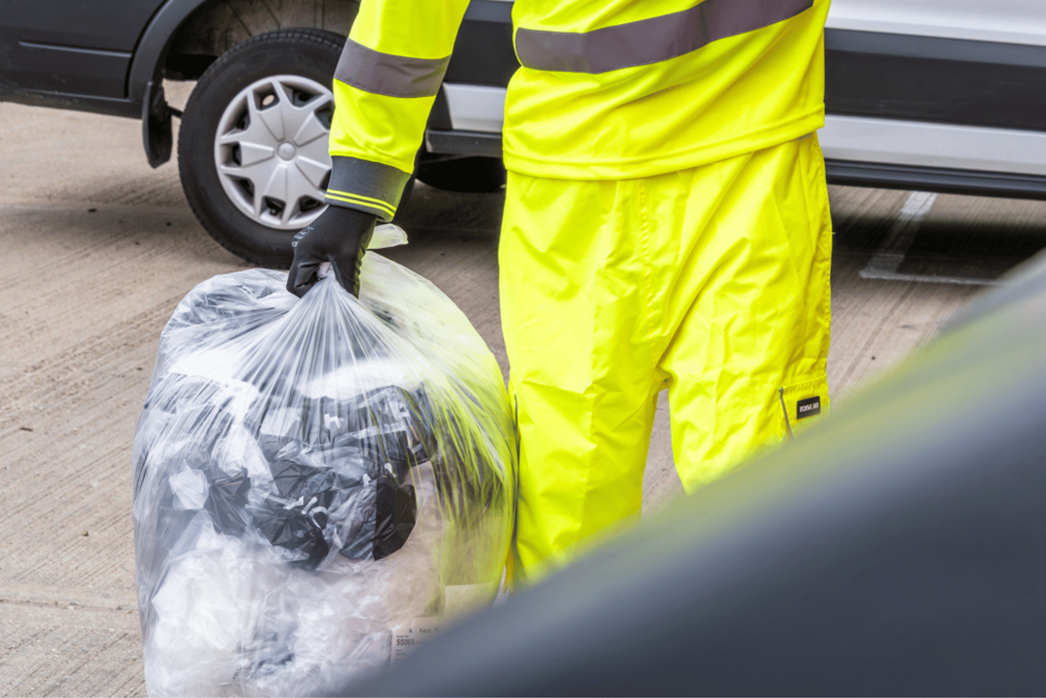 Waste refuse sack.
