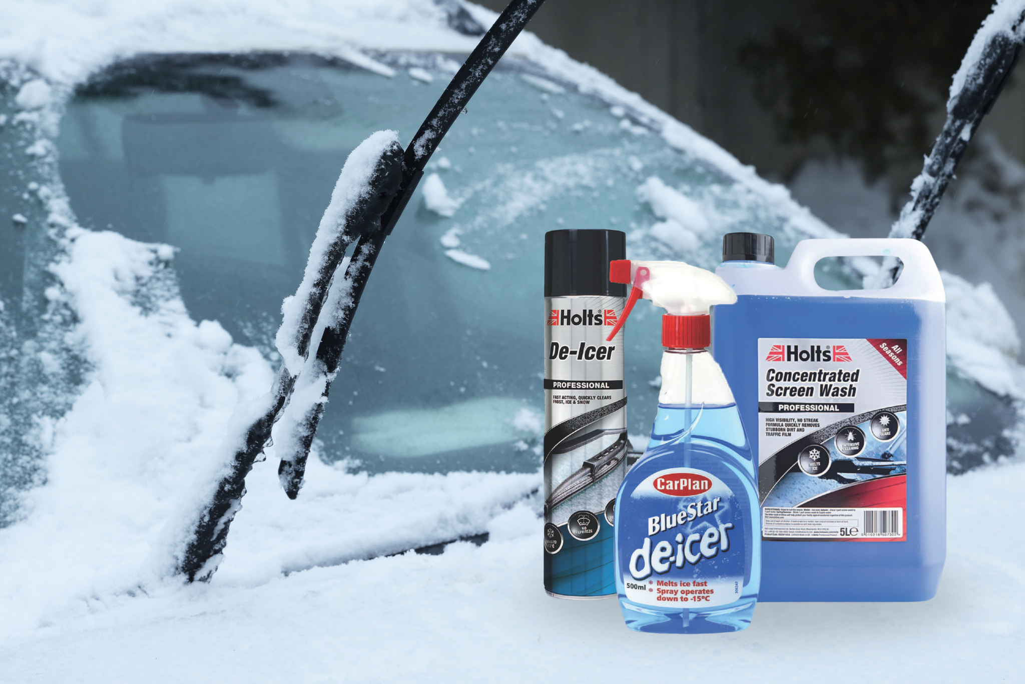 De-icer for cars