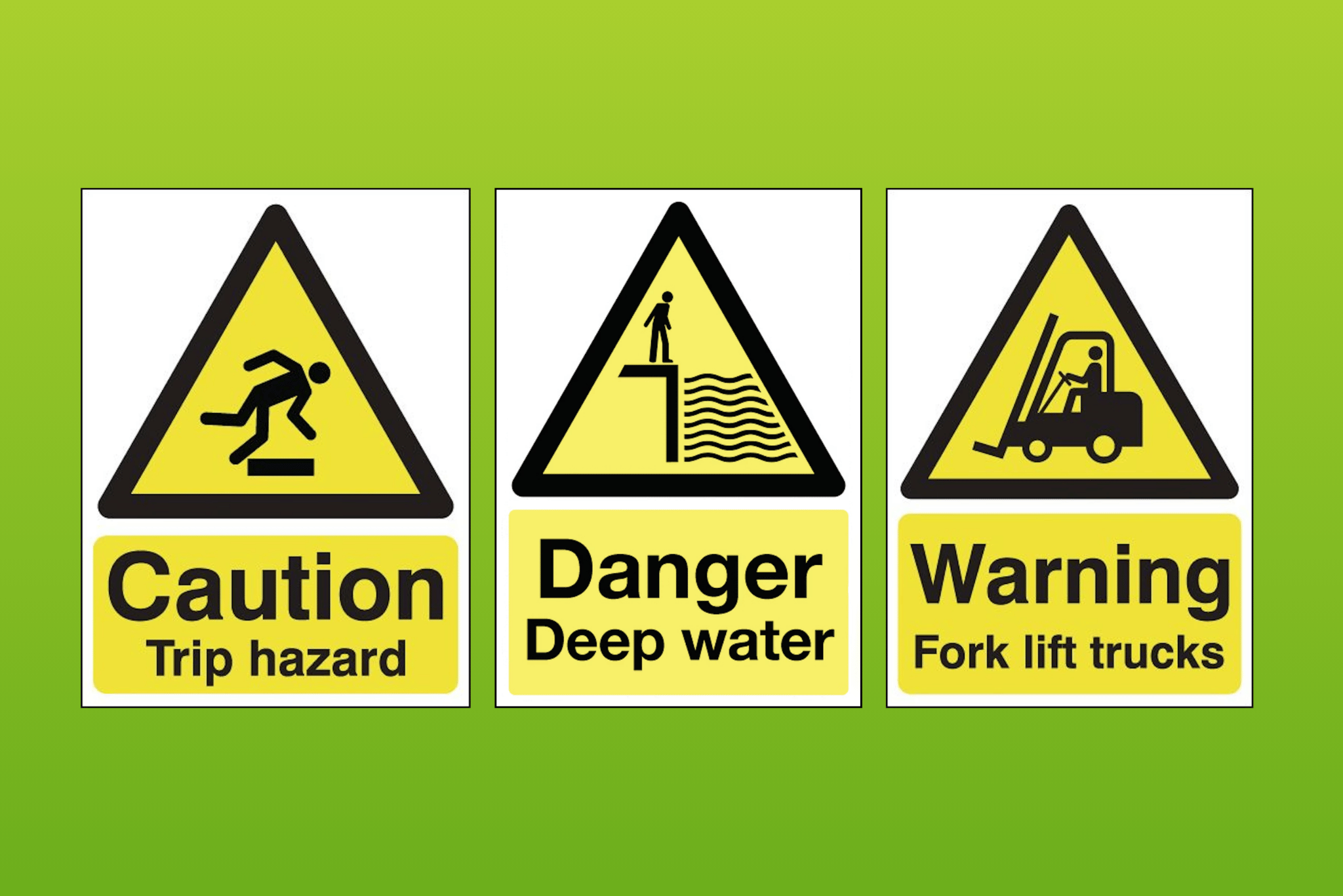 Hazard Sign Examples