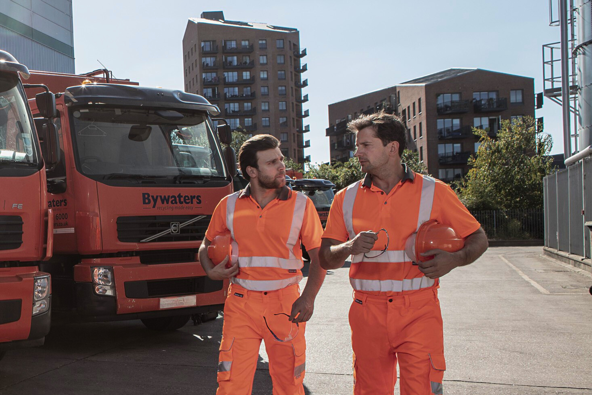 Outdoor workers in Hi-Vis