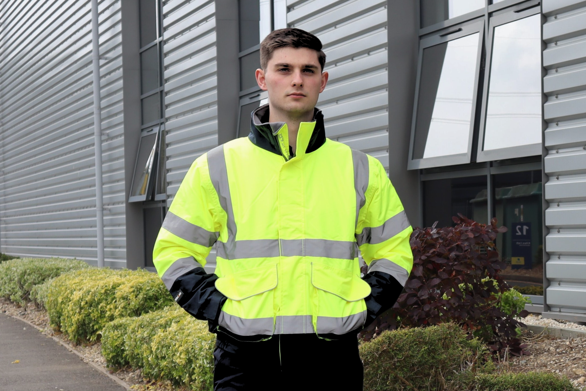 ROKWEAR Hi-vis yellow stormcoat
