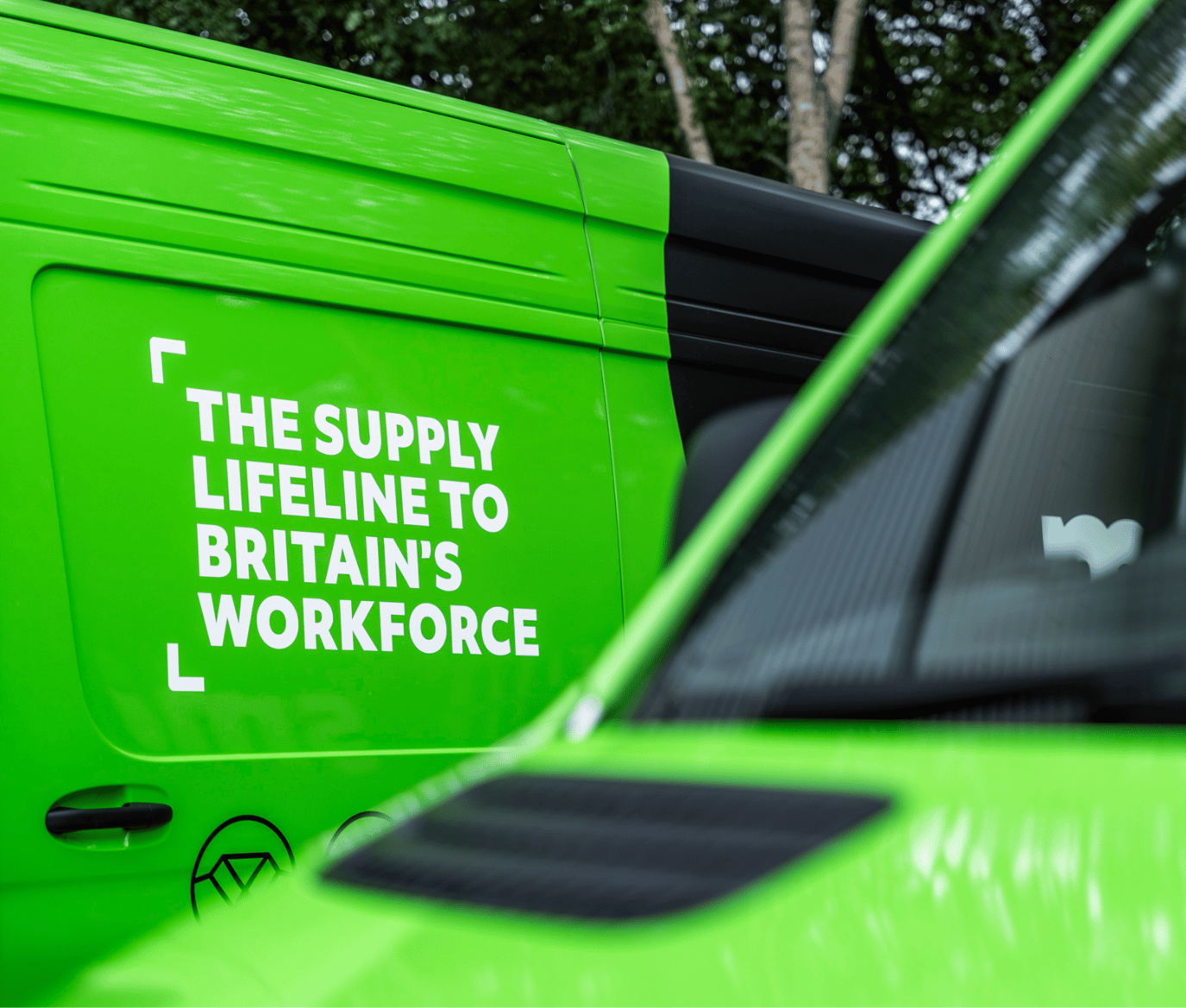 SMI delivery vans.