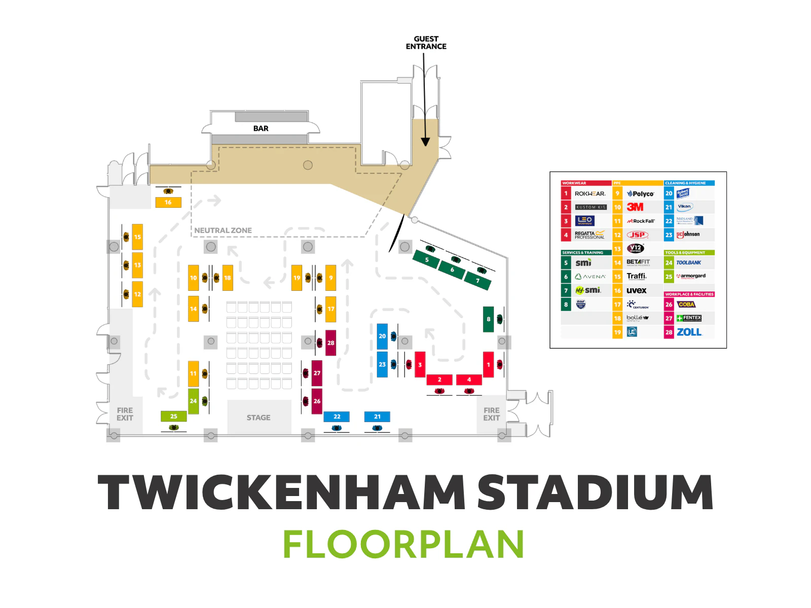 Twickenham Stadium - SMI 360: LIVE Floorplan