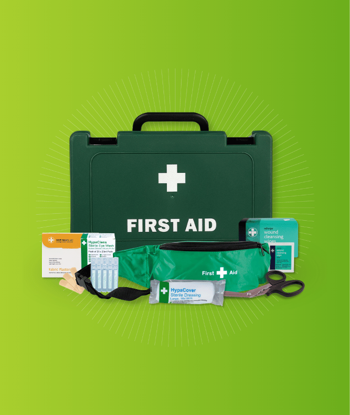 First aid equipment.