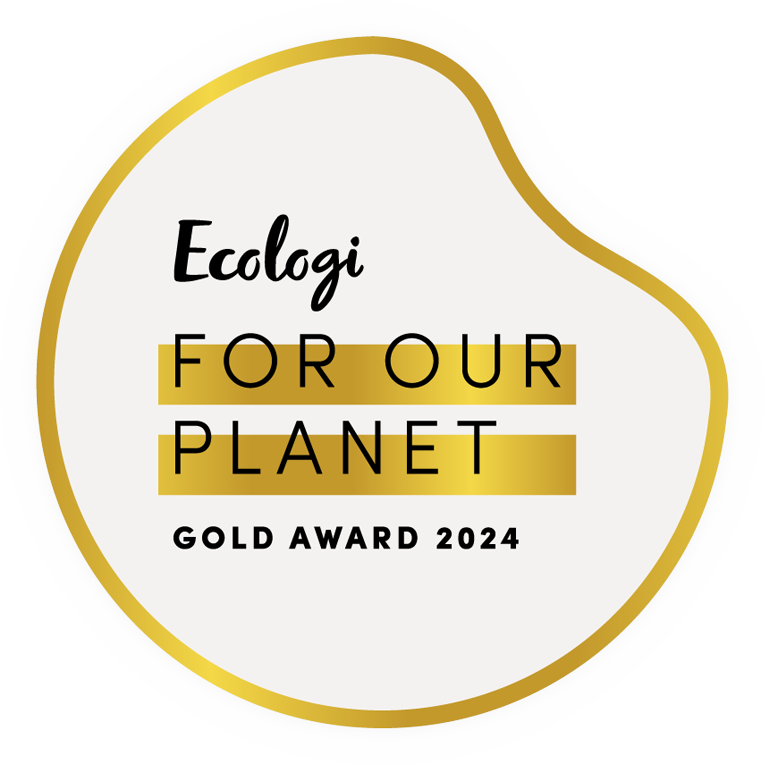Ecovadis gold planet award logo