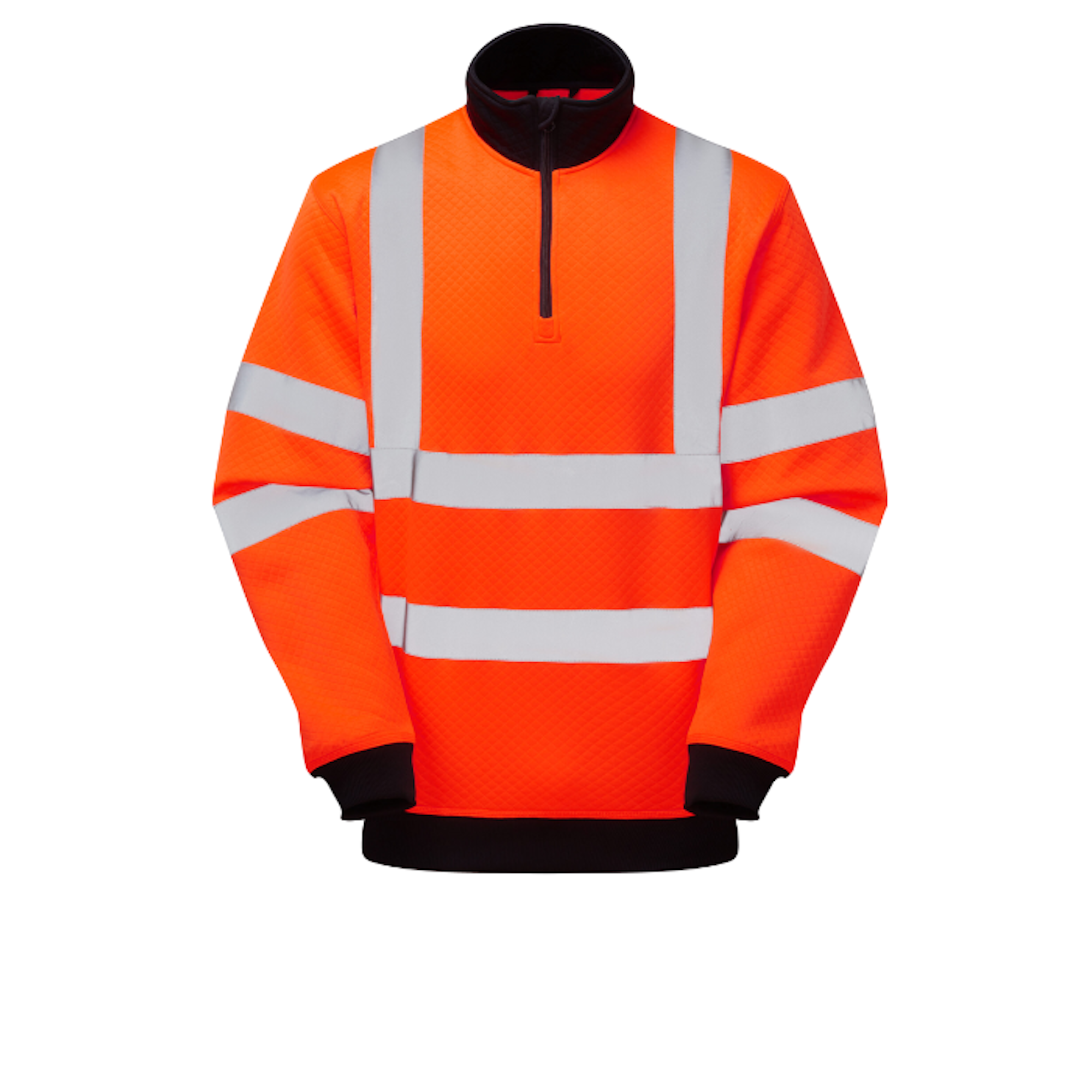 ECOROKWEAR STANDFORD HI-VIS QUARTER ZIP SWEATSHIRT