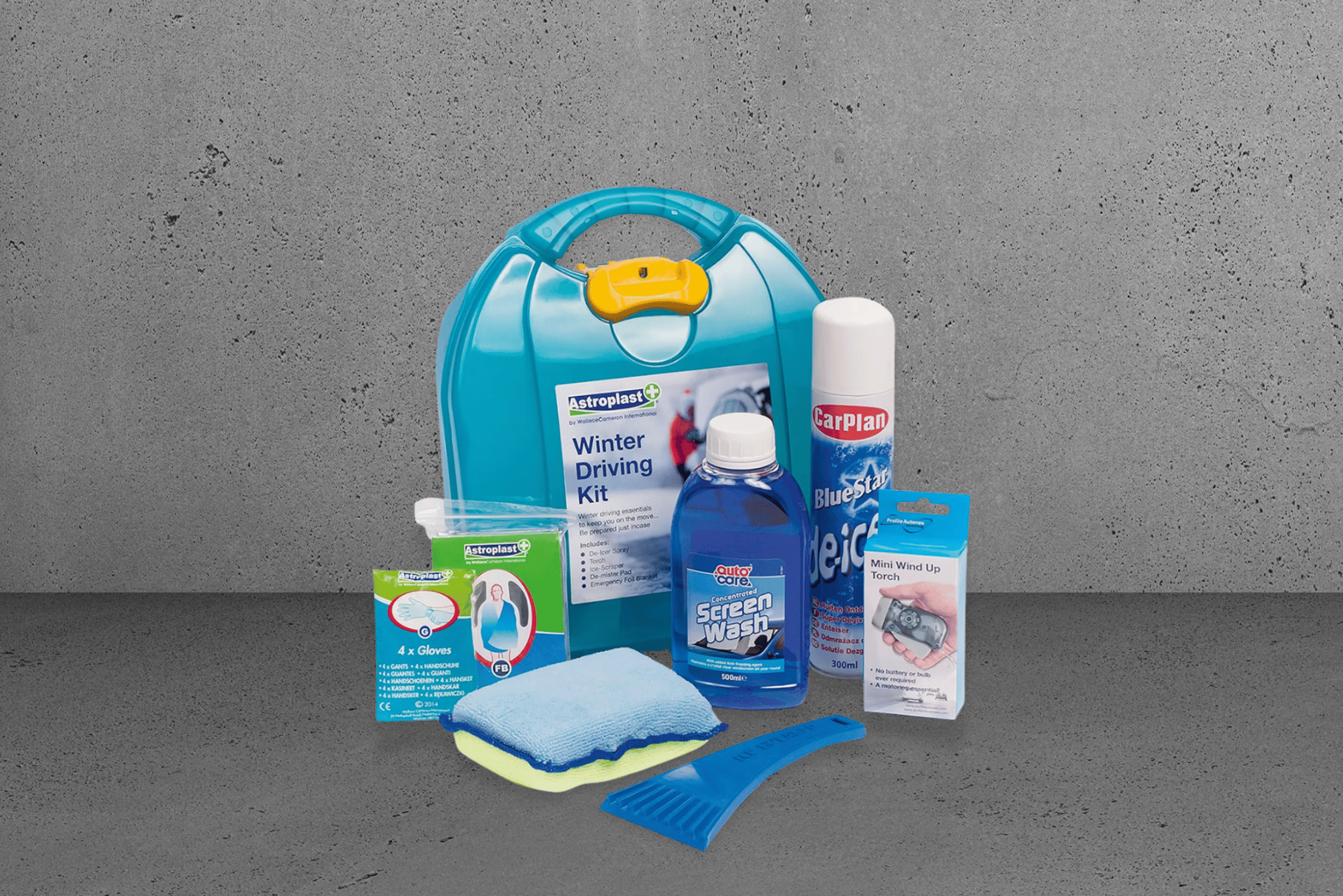 Winter car de-icing kit