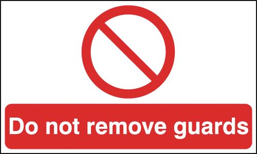 DO NOT REMOVE GUARDS