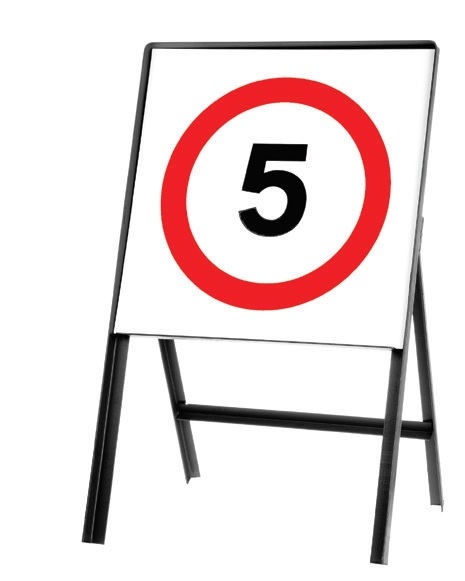 FLOODING DO NOT ENTER - STANCHION SIGN