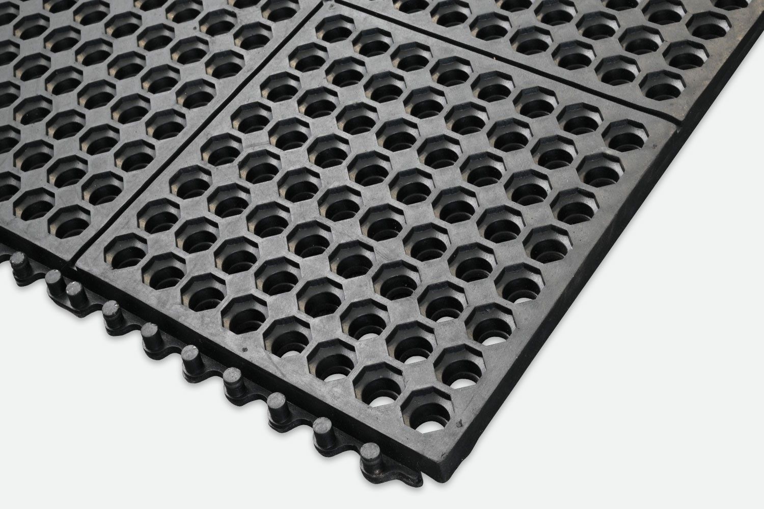 CUSHION LINK INTERLOCKING RUBBER ANTIFATIGUE MATTING