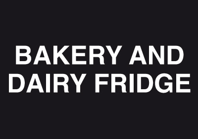 BAKERY AND DAIRY FRIDGE