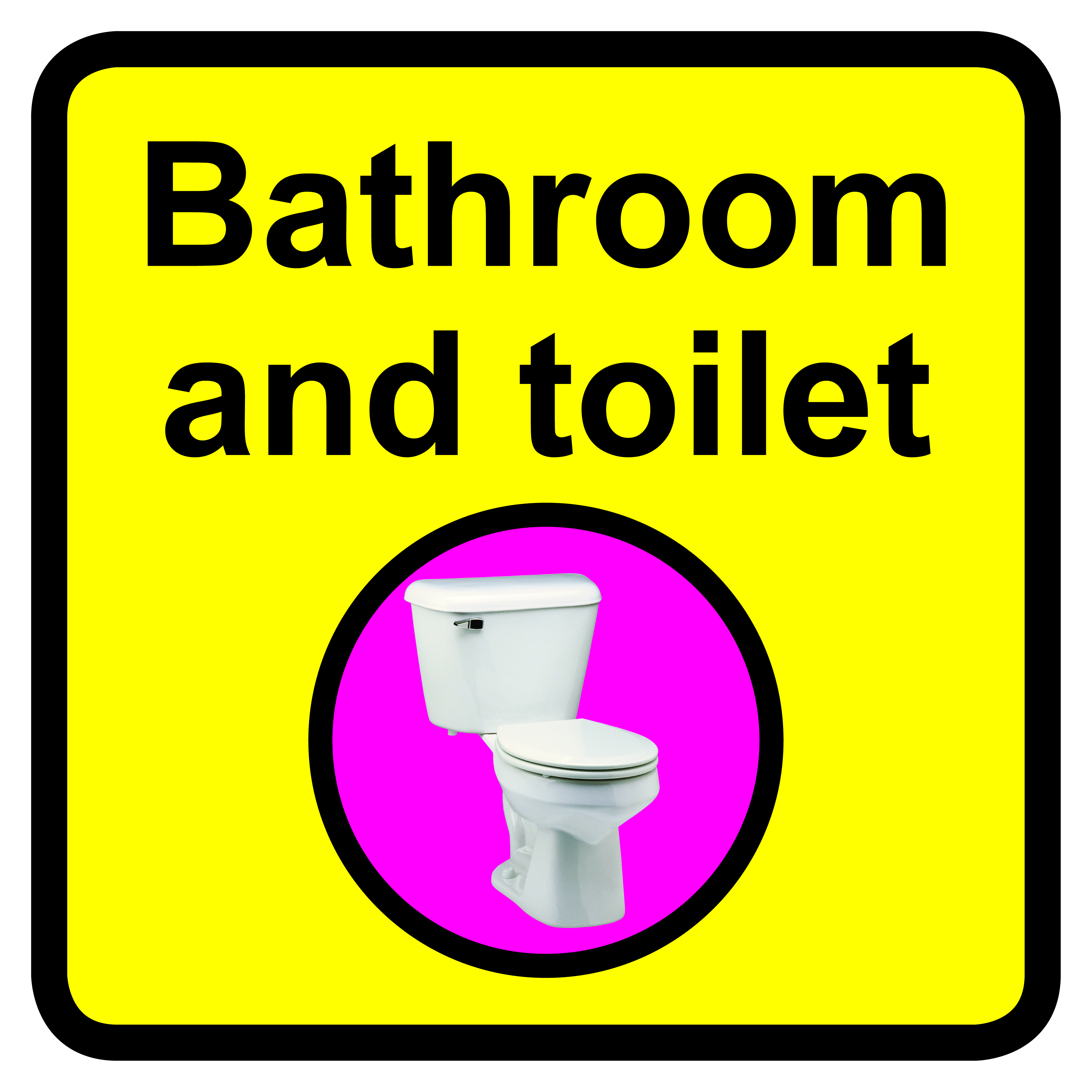 BATHROOM & TOILET DEMENTIA SIGN