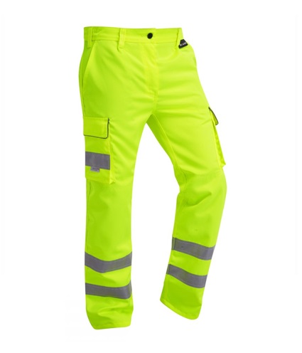 Yoko HiVis Cargo Trousers with Knee Pad Pockets  Shirtworks