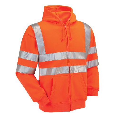 High visibility zip sale up hoodie