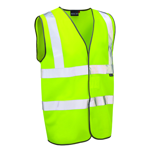 HI-VIS LONG SLEEVE JERKIN - YELLOW