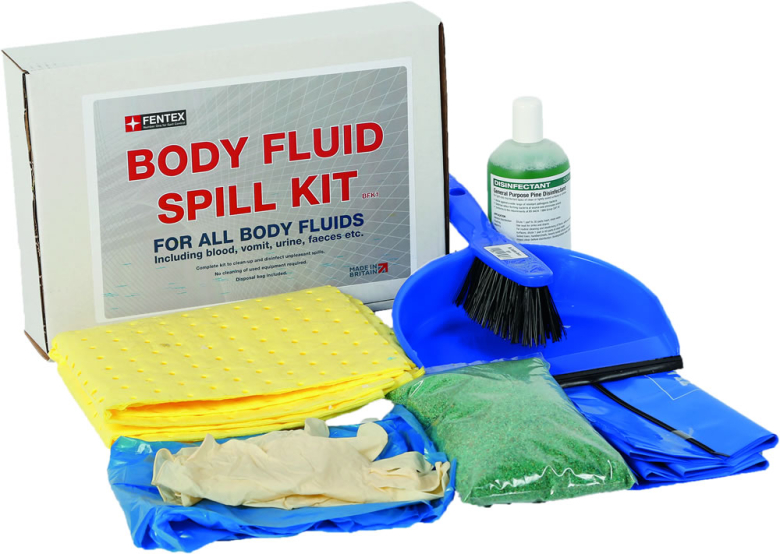 BODY FLUID SPILL KIT IN BOX