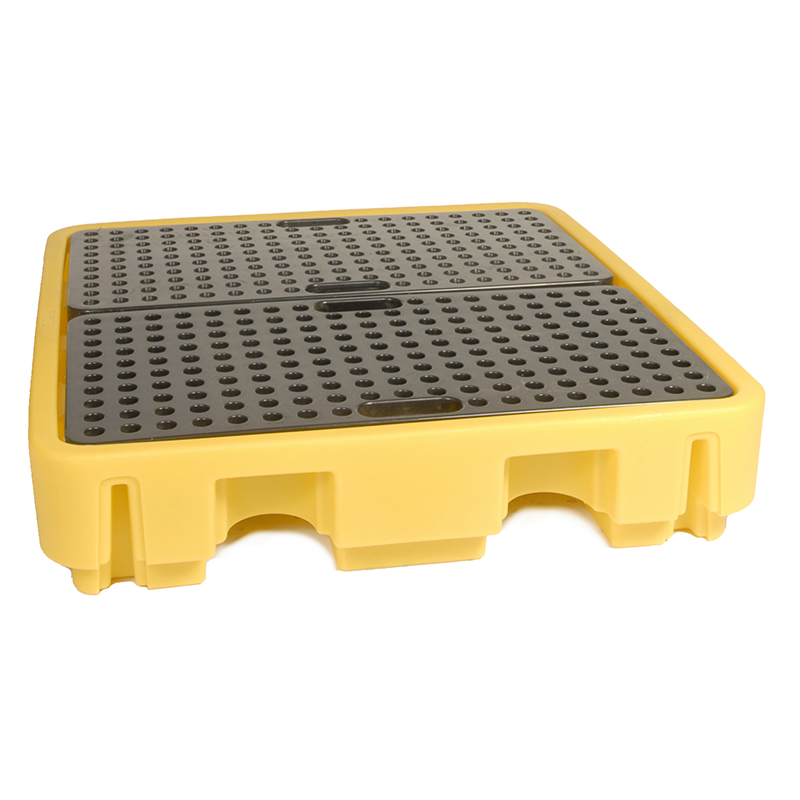 EVO RECYCLED LOW LEVEL SPILL PALLET (4 DRUM)