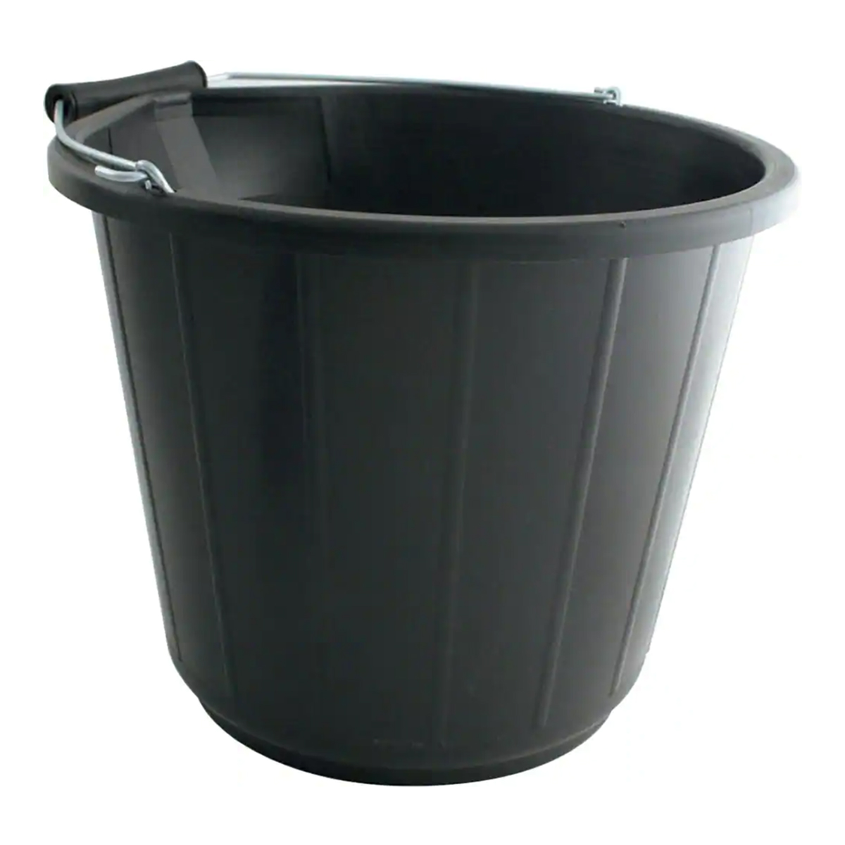 3 GALLON BUCKET BLACK