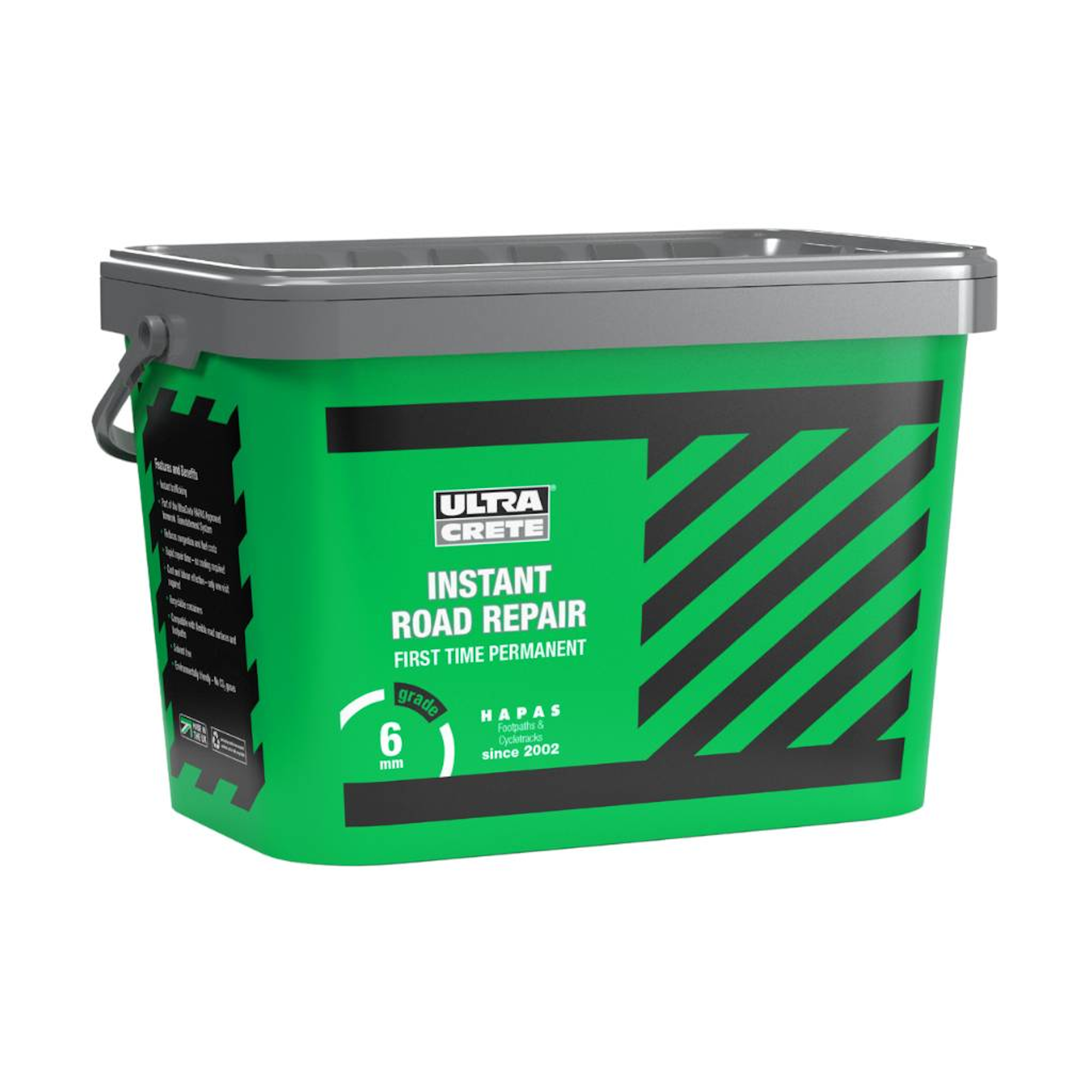 INSTARMAC INSTANT ROAD REPAIR 6MM: COLD LAY ASPHALT – 25KG BAG (PALLET ...