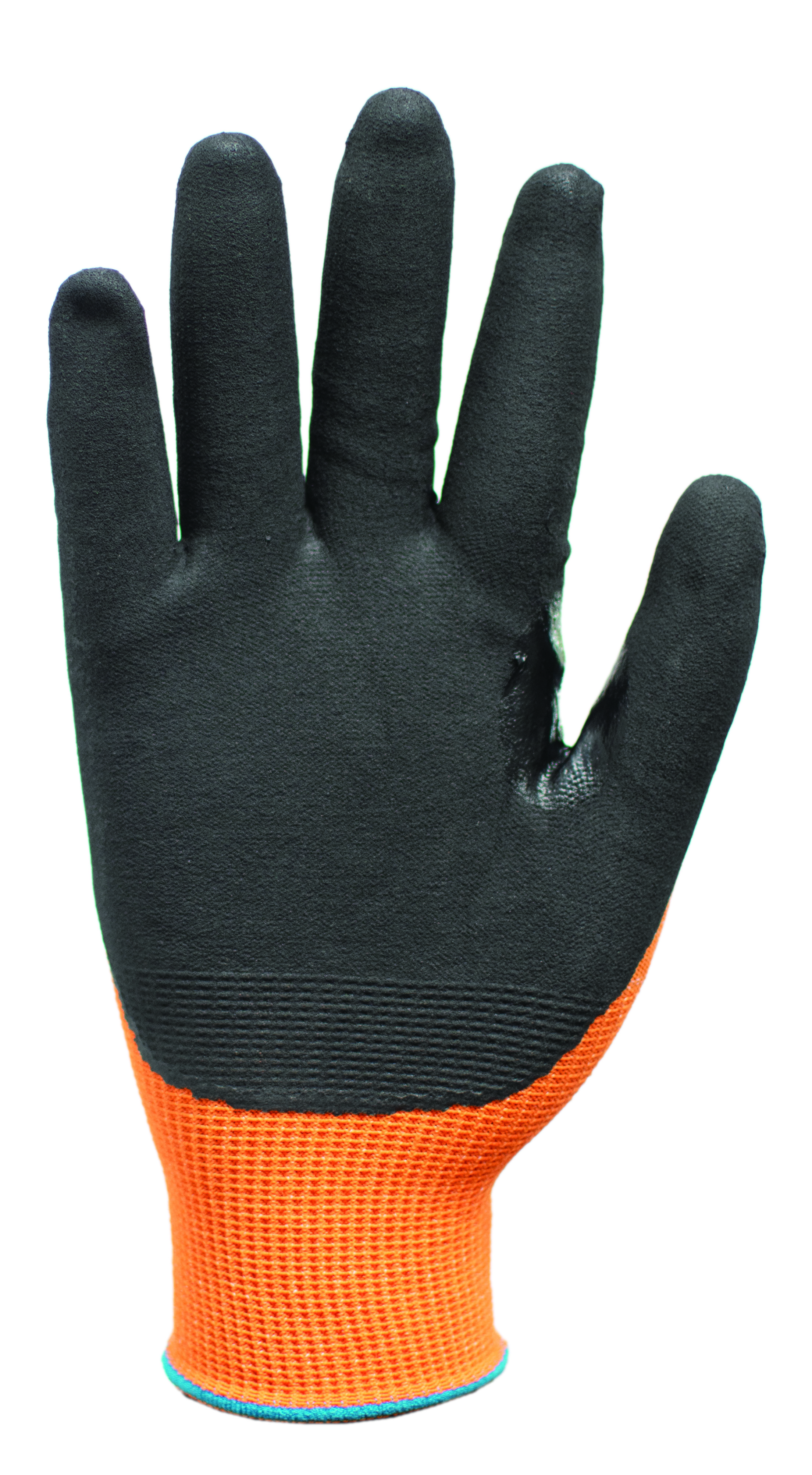 TRAFFI MICRODEX NITRILE LXT CUT LEVEL B SAFETY GLOVE-ORANGE